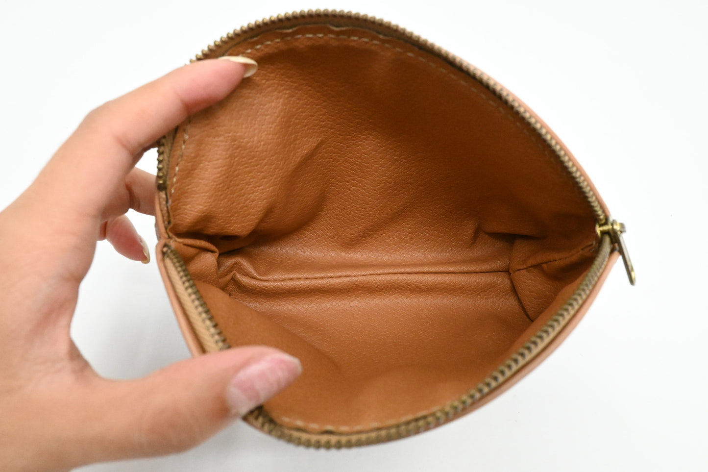 Celine Cosmetics Pouch in Macadam Canvas