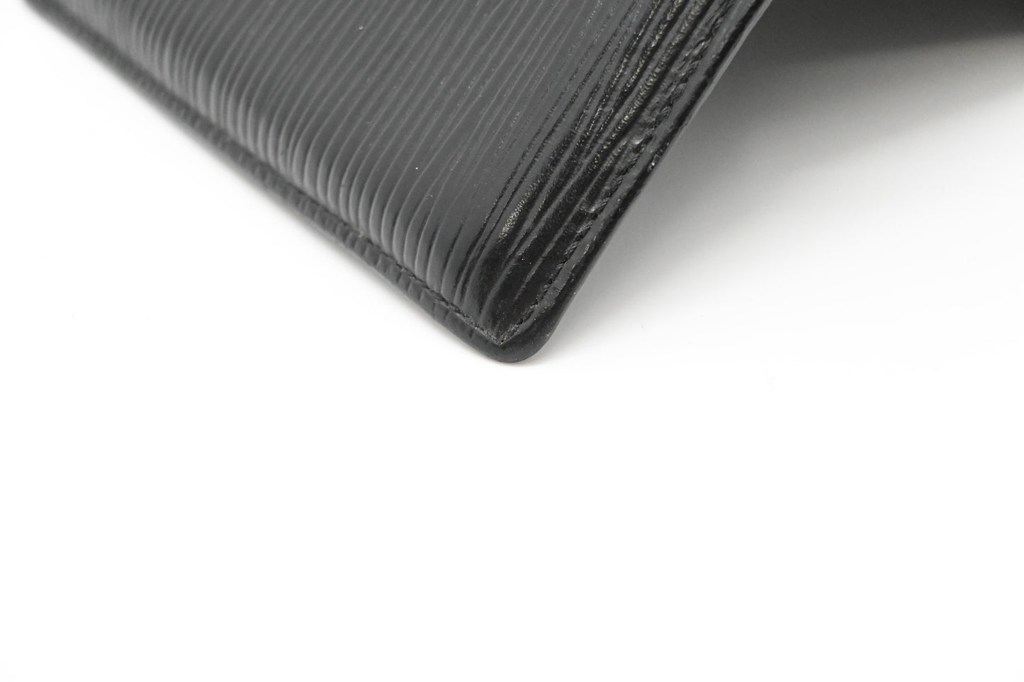 Louis Vuitton Card Case in Black Epi Leather