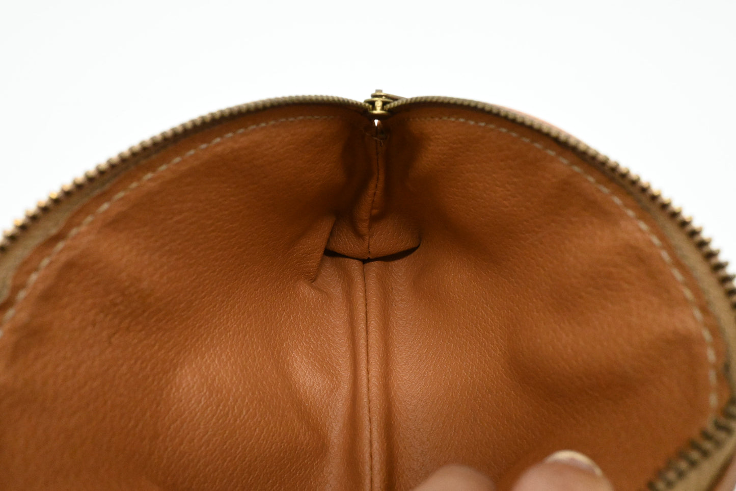 Celine Cosmetics Pouch in Macadam Canvas