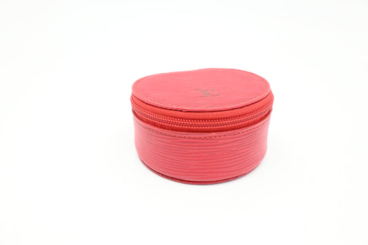 Louis Vuitton Jewelry Case in Red Epi Leather