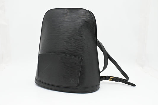 Louis Vuitton Gobelins Backpack in Black Epi Leather