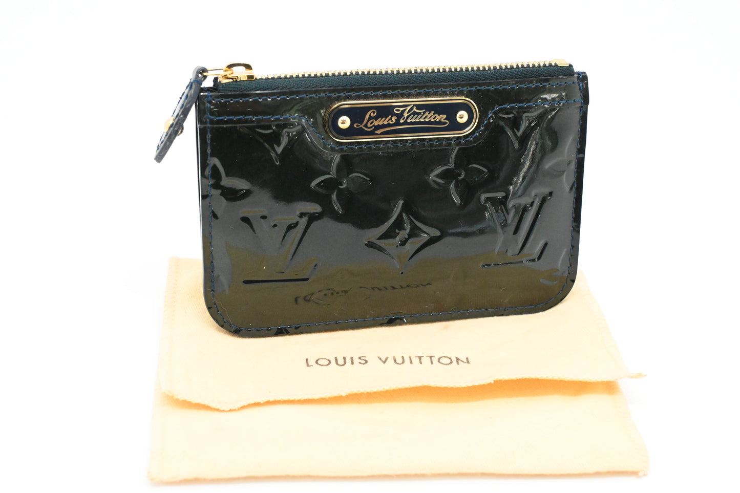 Louis Vuitton Cles NM in Green Vernis Leather