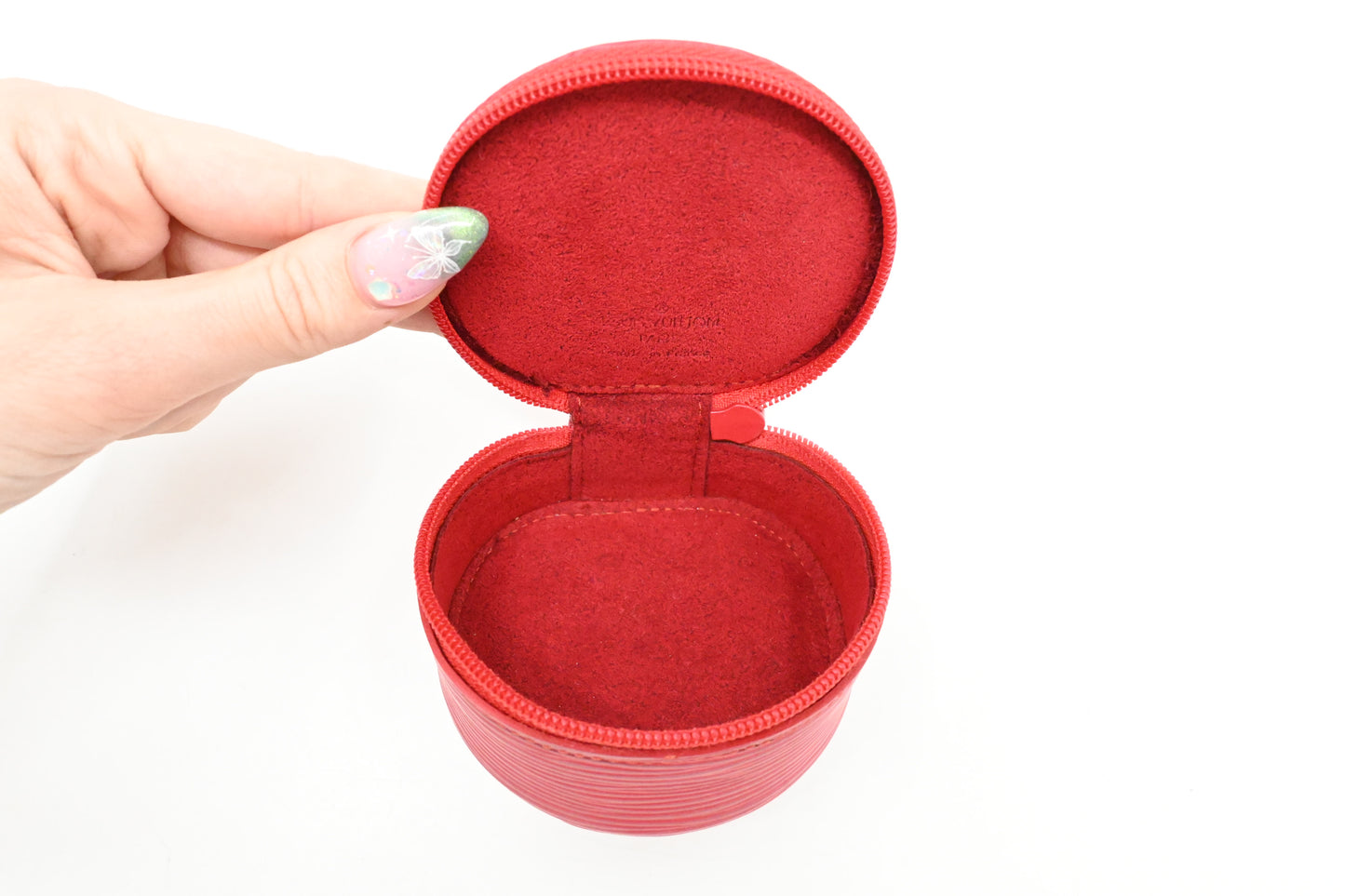 Louis Vuitton Jewelry Case in Red Epi Leather