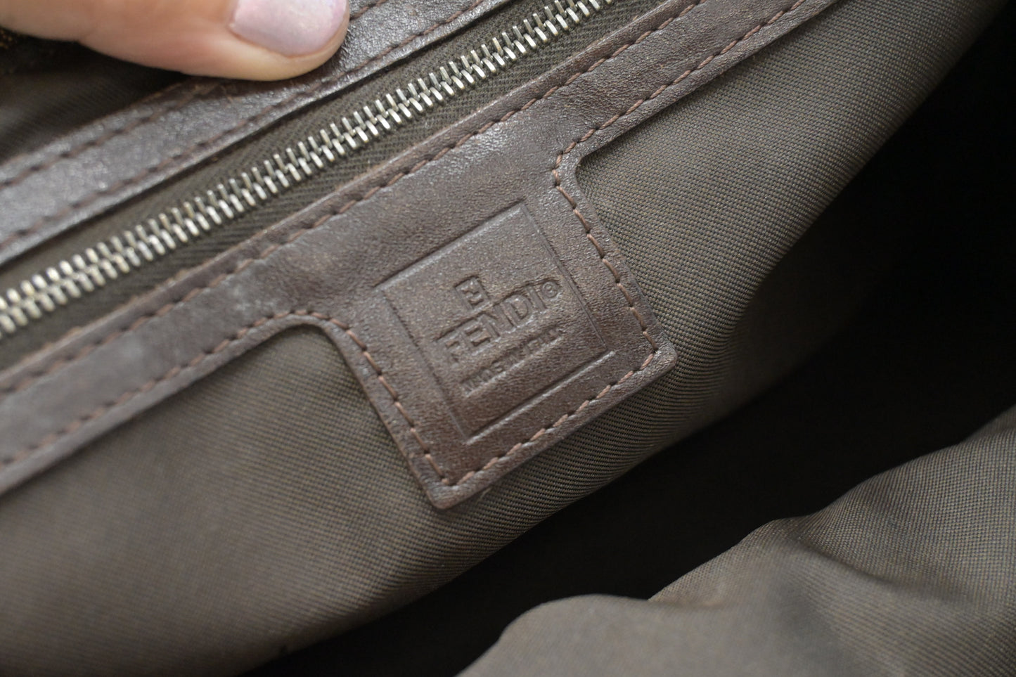 Fendi Handbag in Zucca Canvas