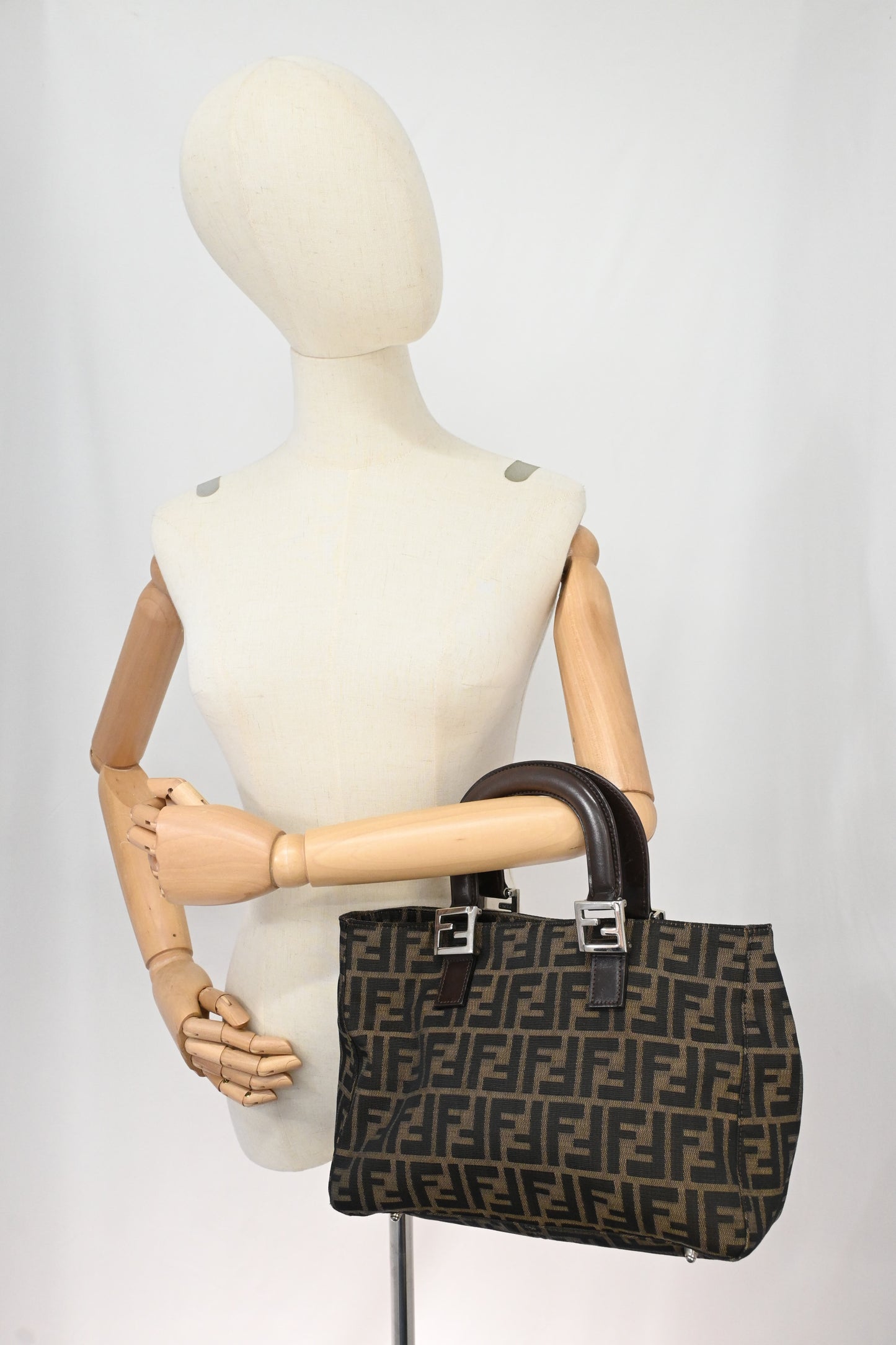 Fendi Handbag in Zucca Canvas