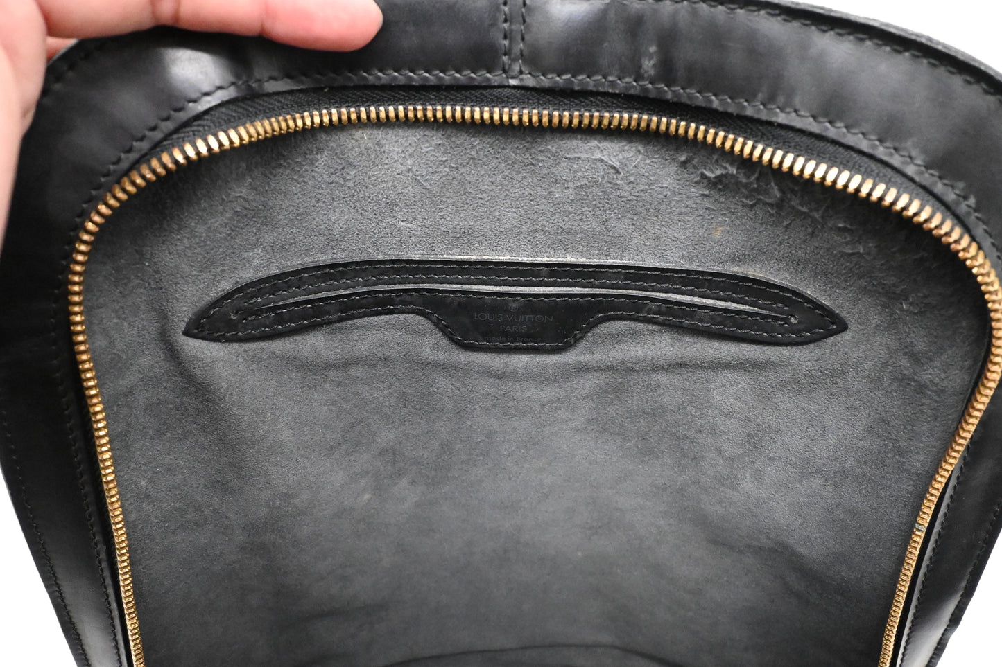 Louis Vuitton Gobelins Backpack in Black Epi Leather