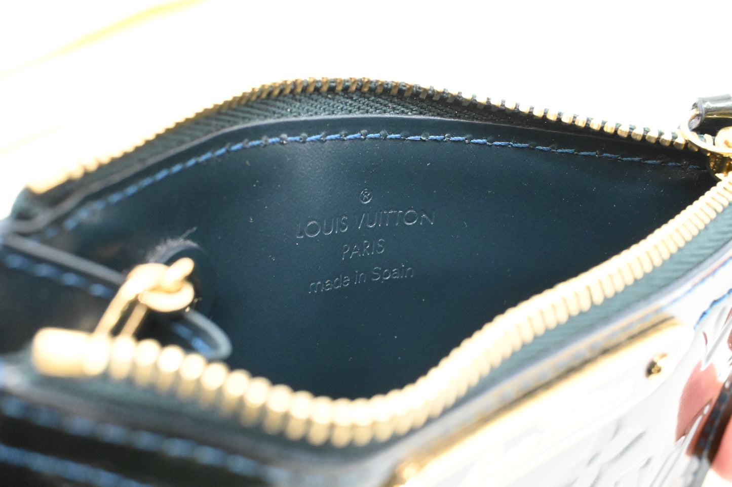 Louis Vuitton Cles NM in Green Vernis Leather