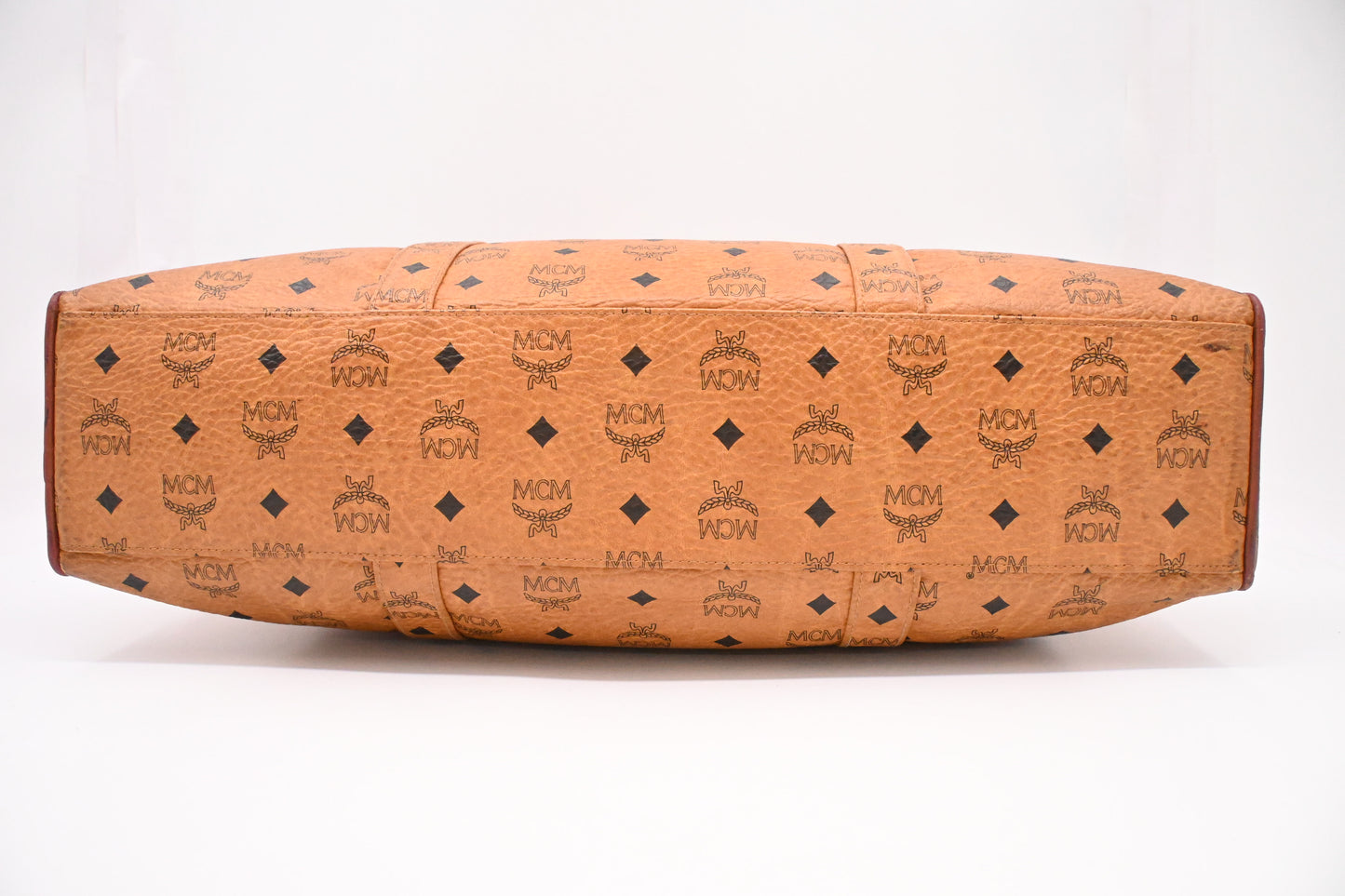 MCM Travel Bag in Cognac Visetos Canvas