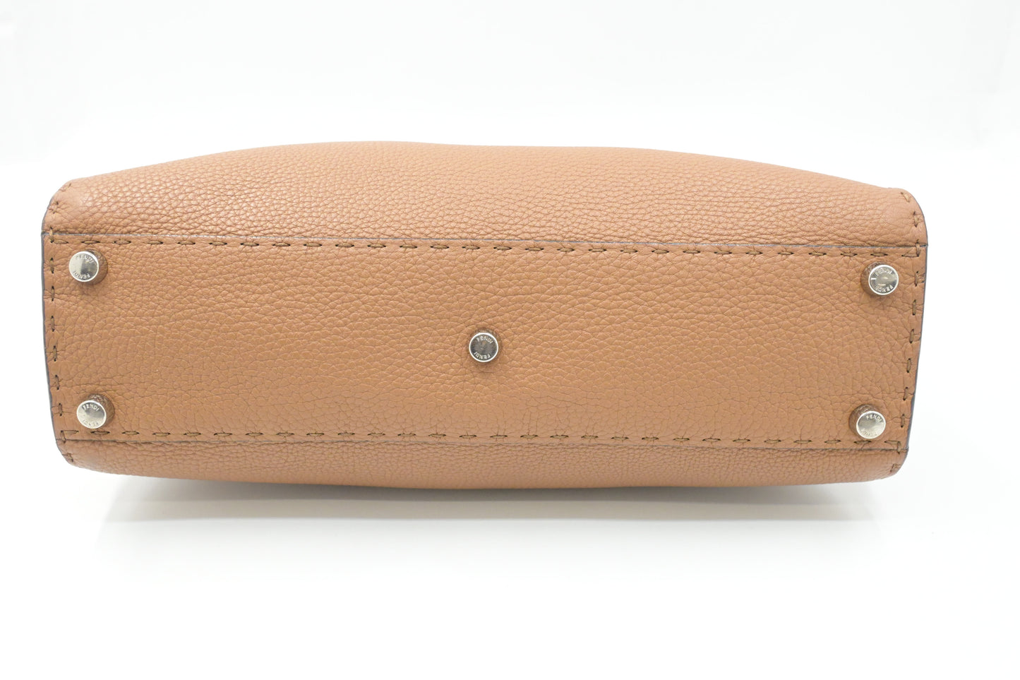 Fendi Medium Peekaboo in Brown Leather