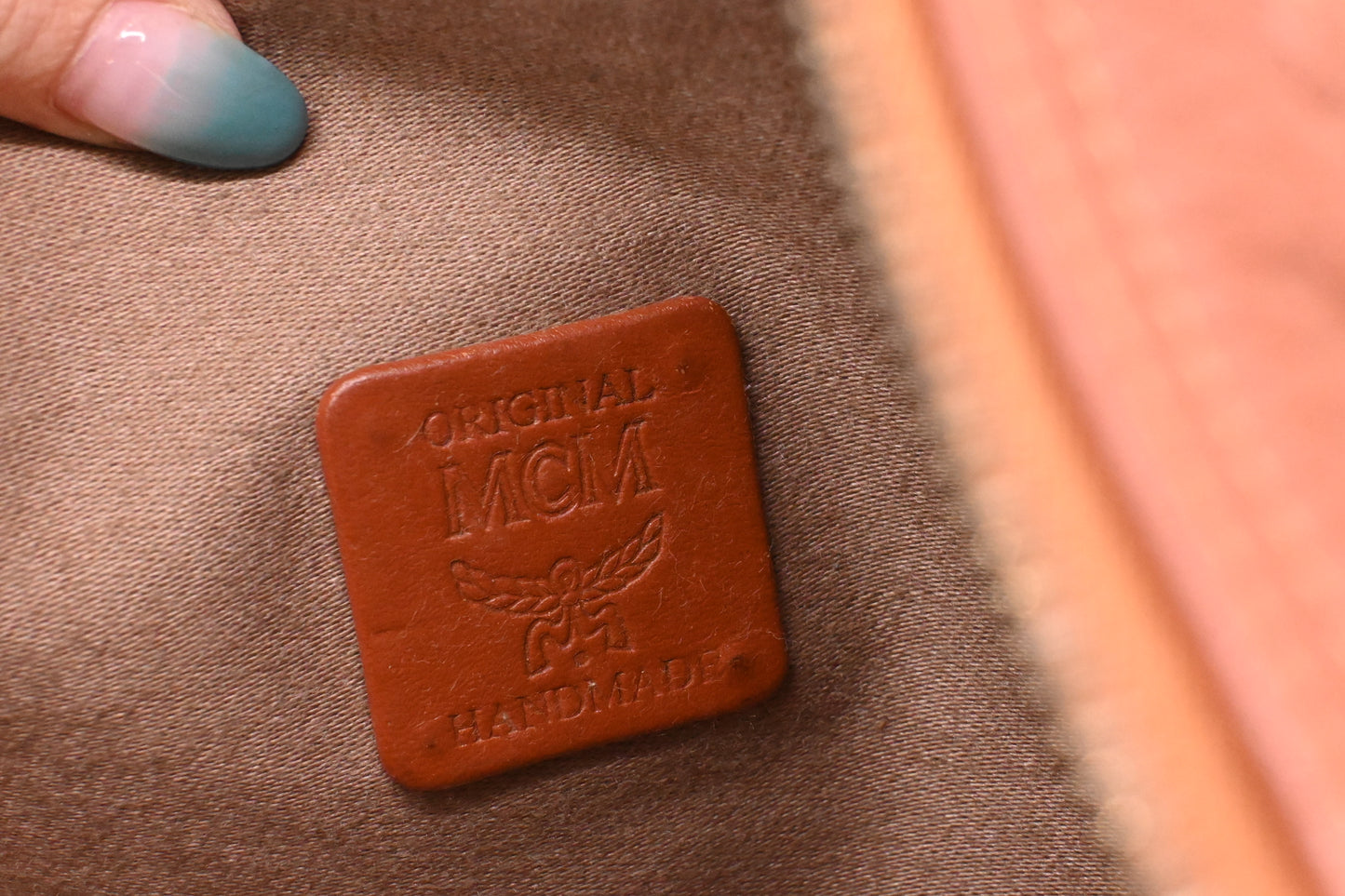 MCM Travel Bag in Cognac Visetos Canvas