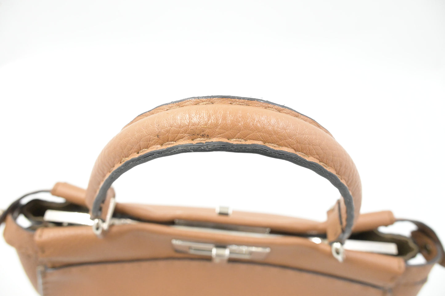 Fendi Medium Peekaboo in Brown Leather
