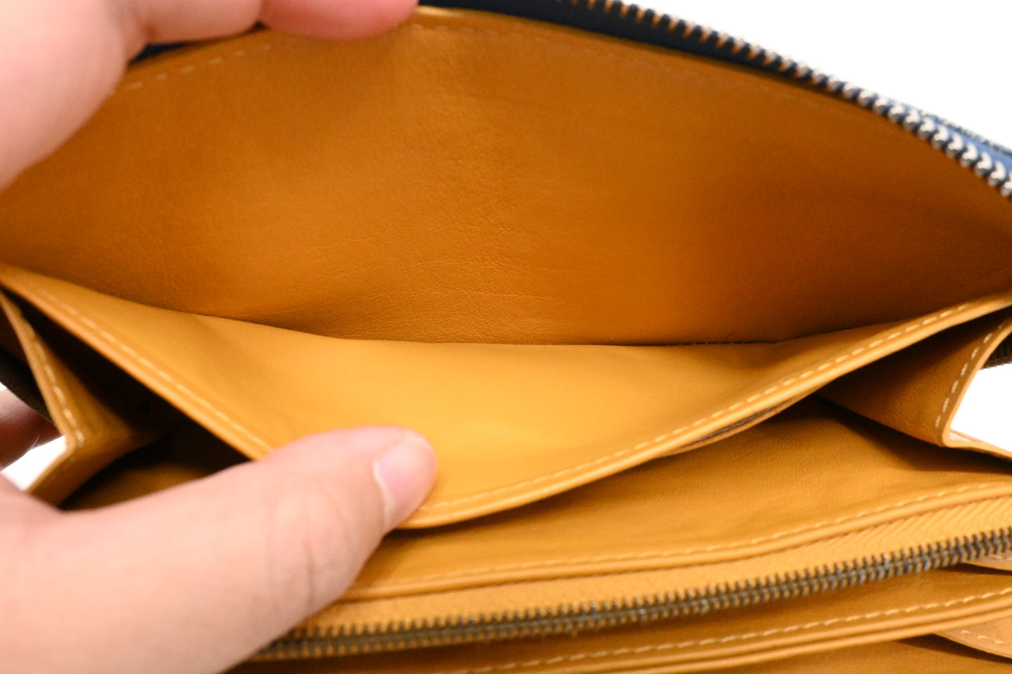 Louis Vuitton Zippy Long Wallet in Blue Denim Canvas