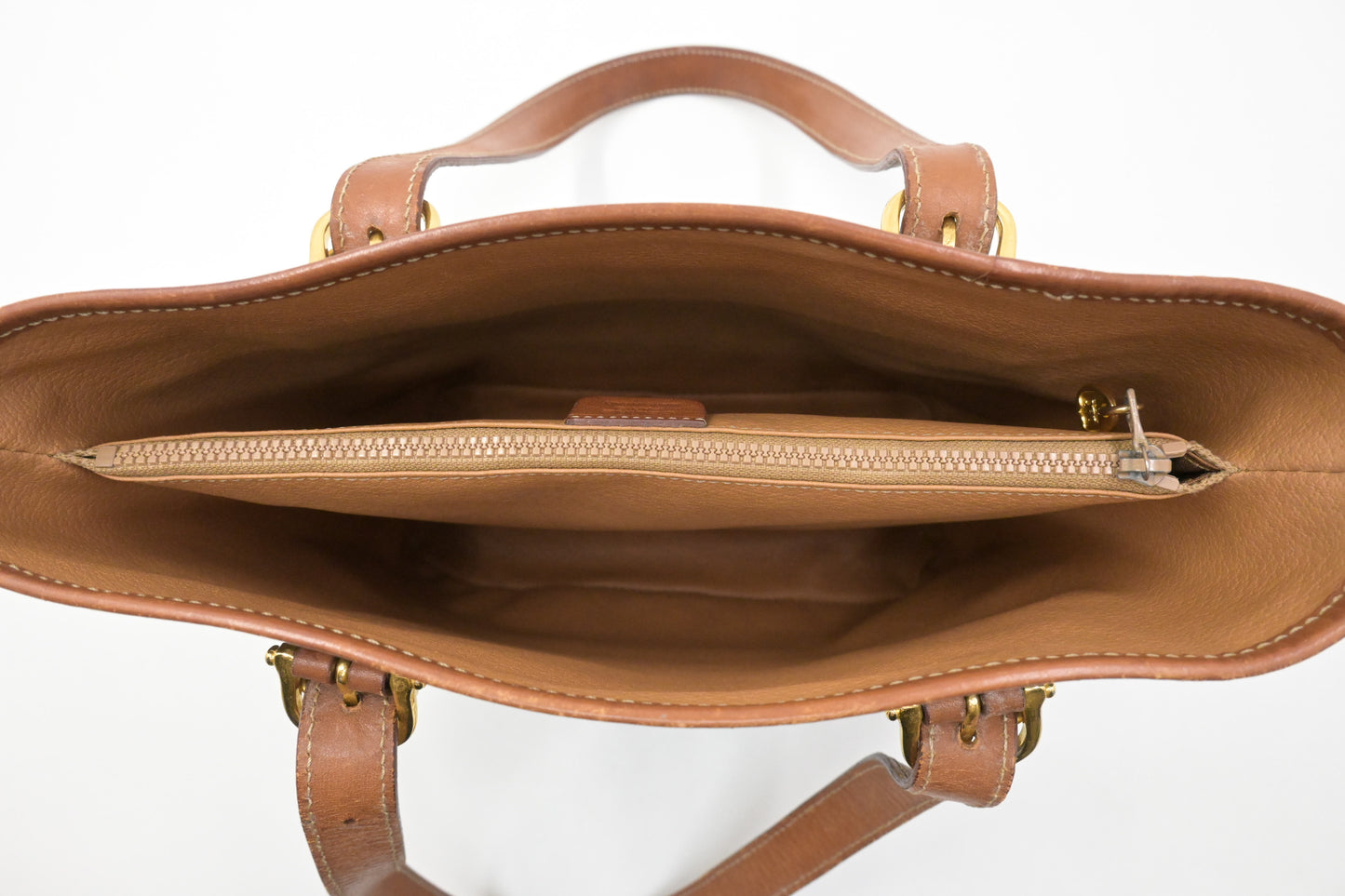 Celine Bucket Bag in Brown Macadam Canvas