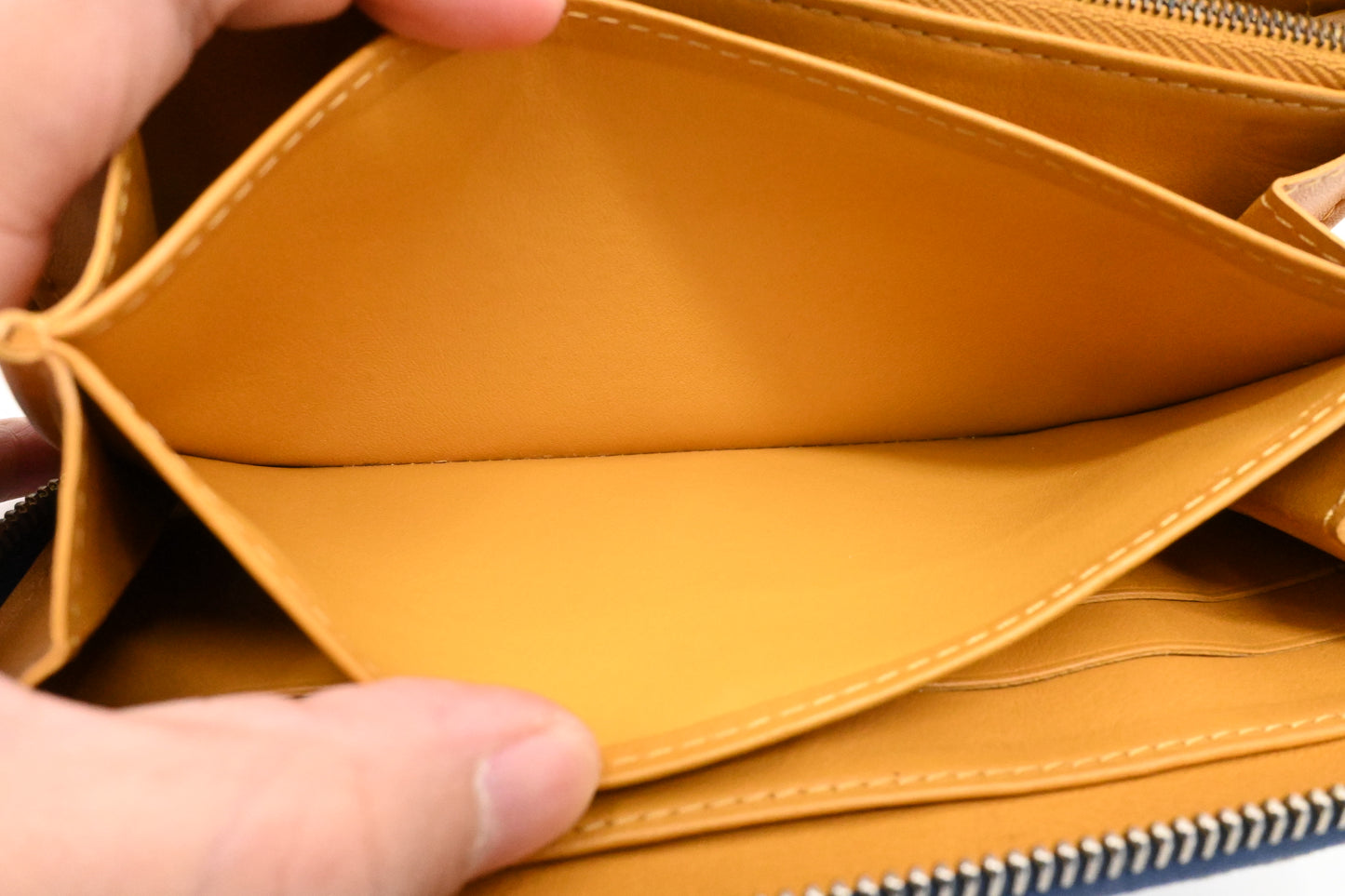 Louis Vuitton Zippy Long Wallet in Blue Denim Canvas