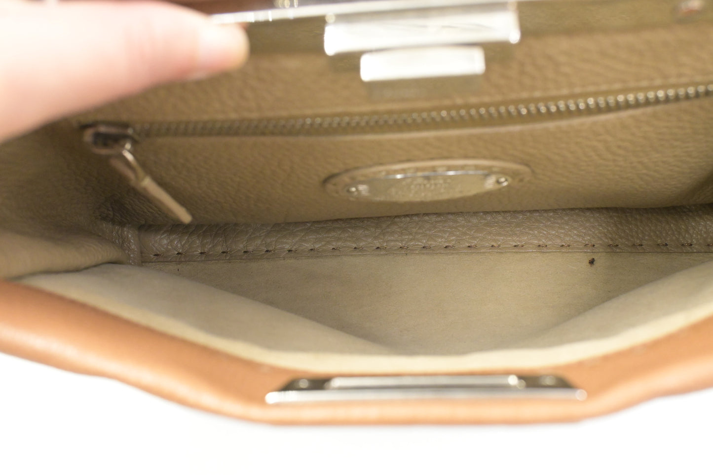 Fendi Medium Peekaboo in Brown Leather