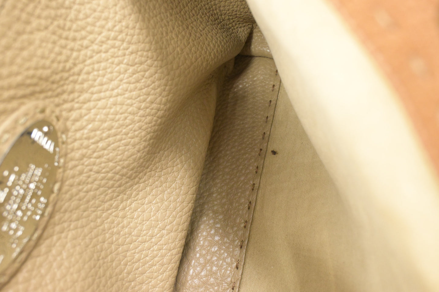 Fendi Medium Peekaboo in Brown Leather