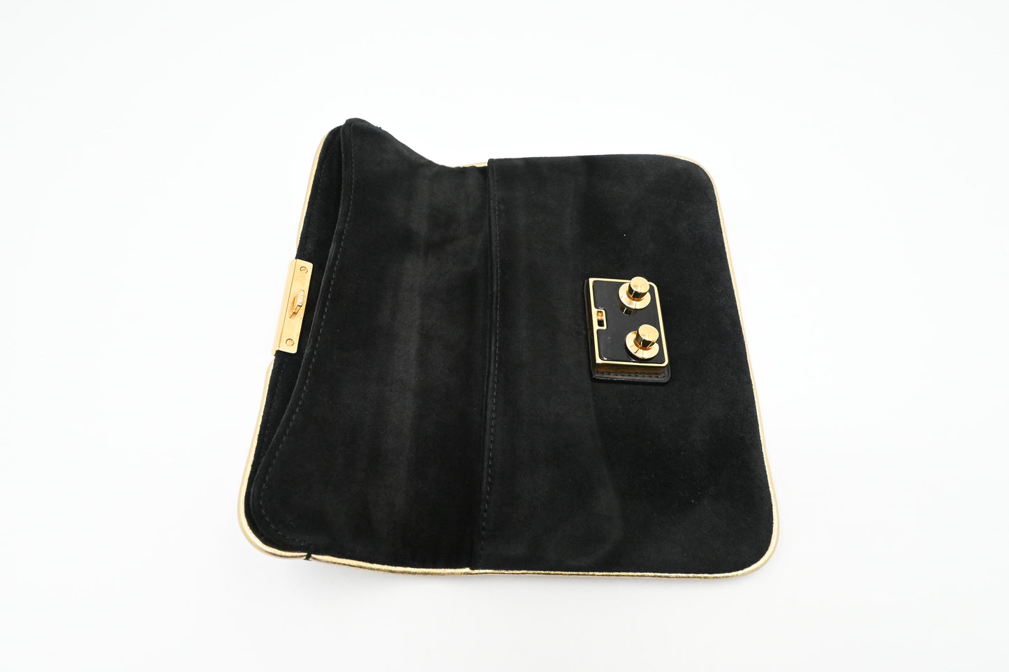 Louis Vuitton Sofia Coppola Clutch in Black Suede