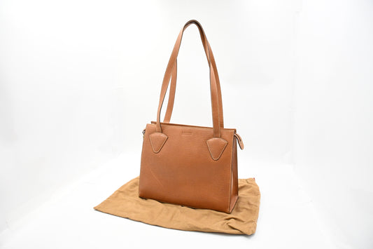 Loewe Tote Bag Tan Brown Leather