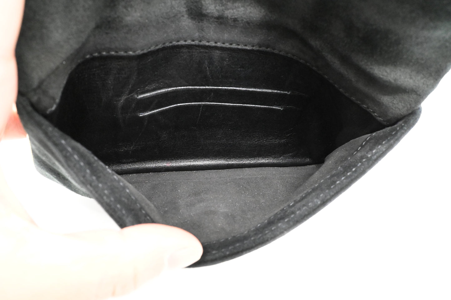 Louis Vuitton Sofia Coppola Clutch in Black Suede