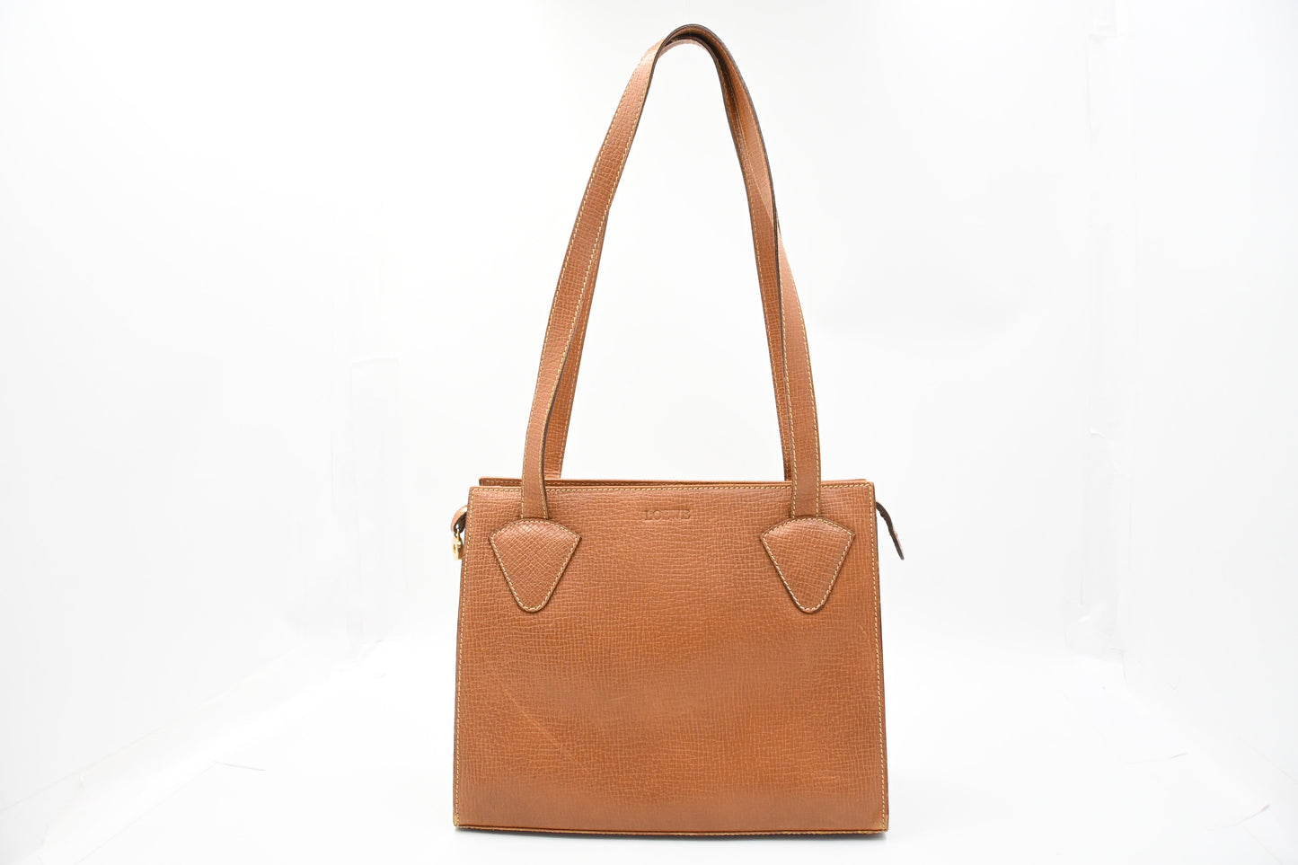 Loewe Tote Bag Tan Brown Leather