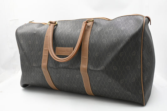 Dior Travel Bag in Grey Honeycomb Canvas