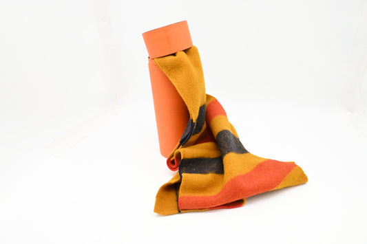 Hermes Rocabar Scarf in Yellow, Blue and Red Wool