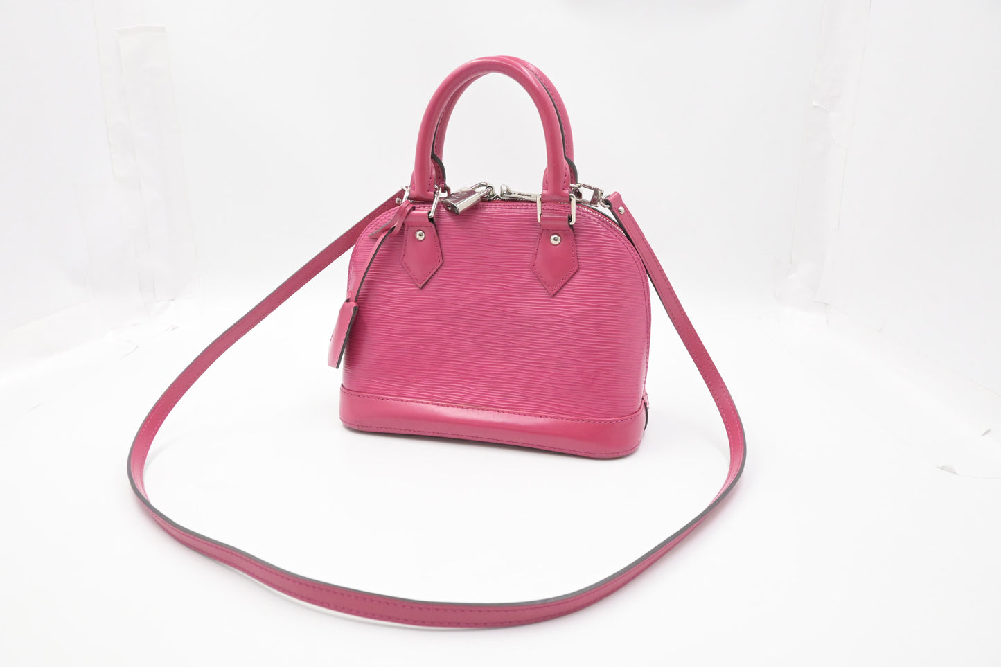 Louis Vuitton Alma BB in Pink Epi Leather