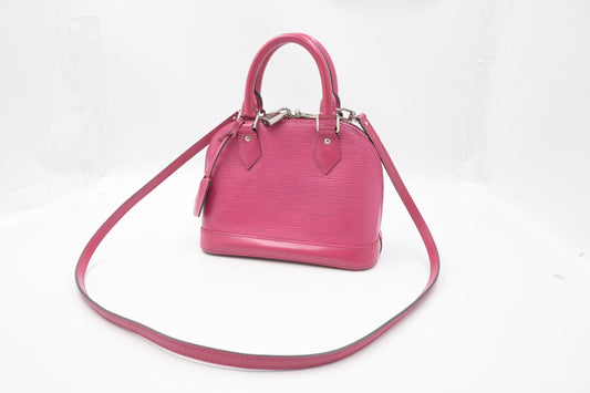 Louis Vuitton Alma BB in Pink Epi Leather