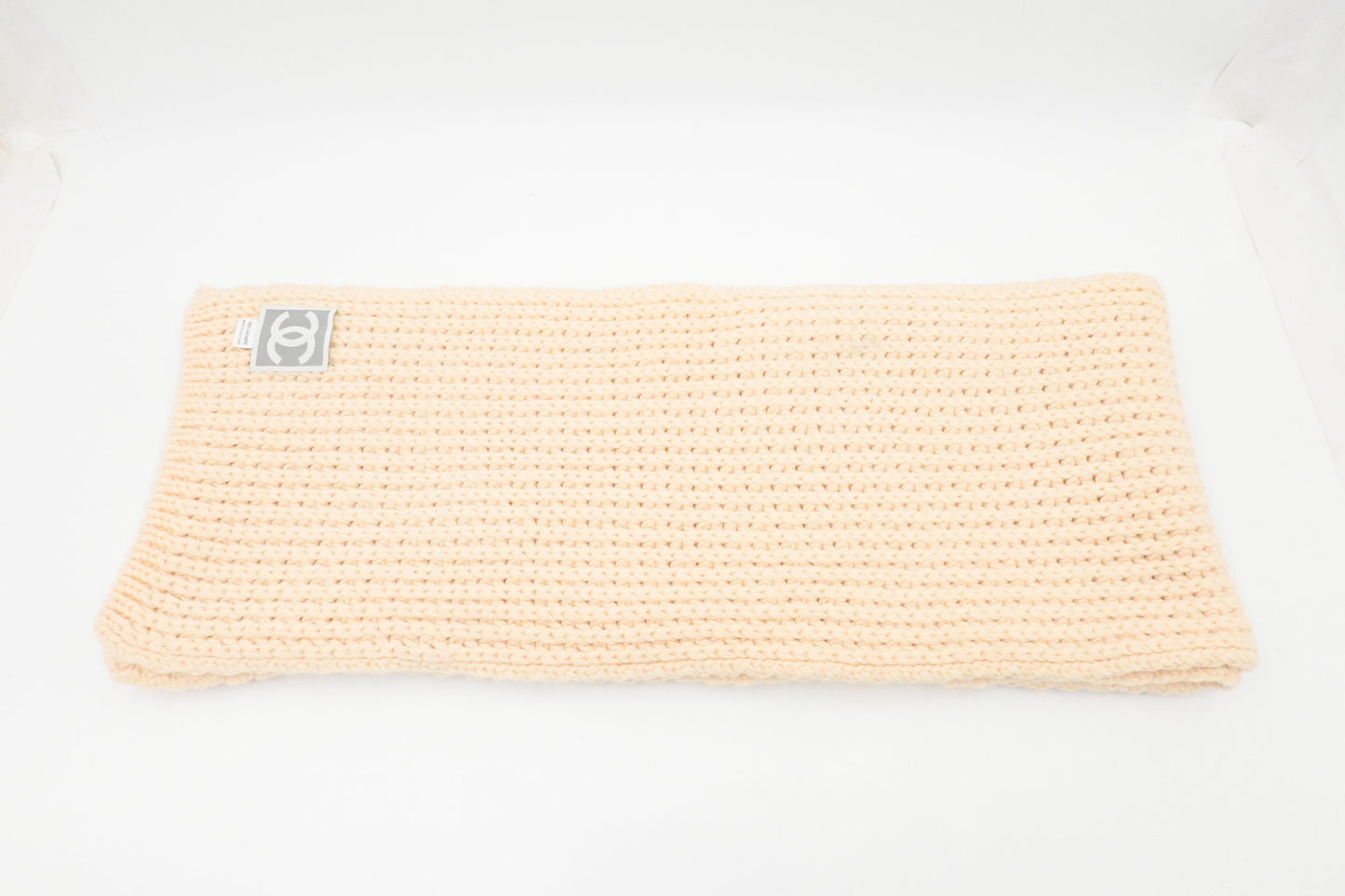 Chanel Scarf in Beige Cashmere