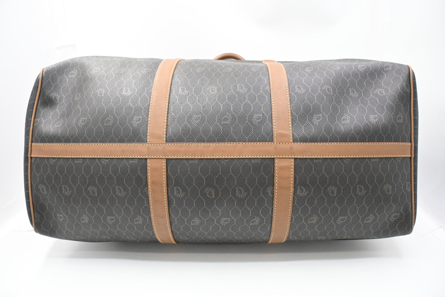 Dior Travel Bag in Grey Honeycomb Canvas