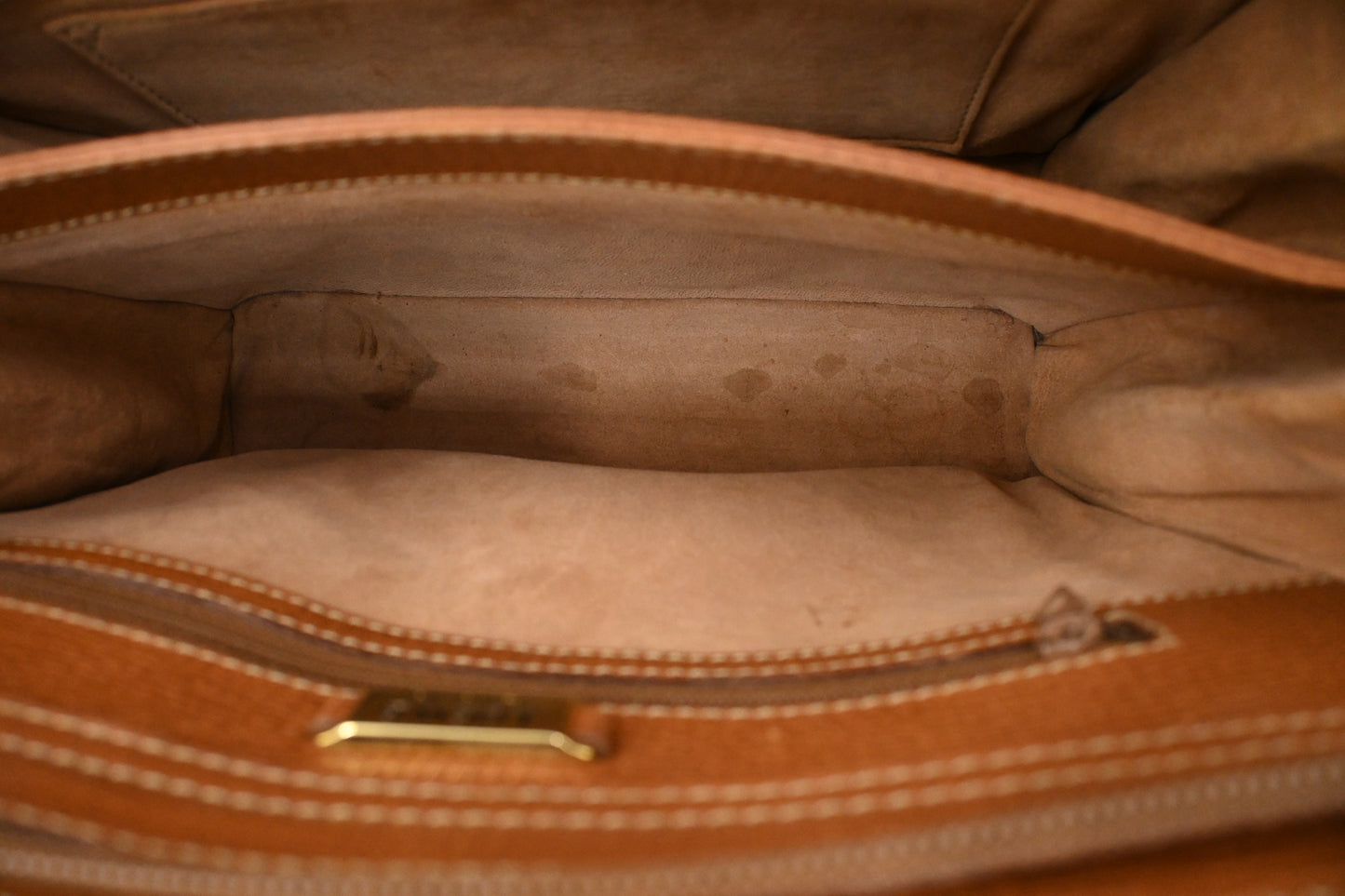 Loewe Tote Bag Tan Brown Leather