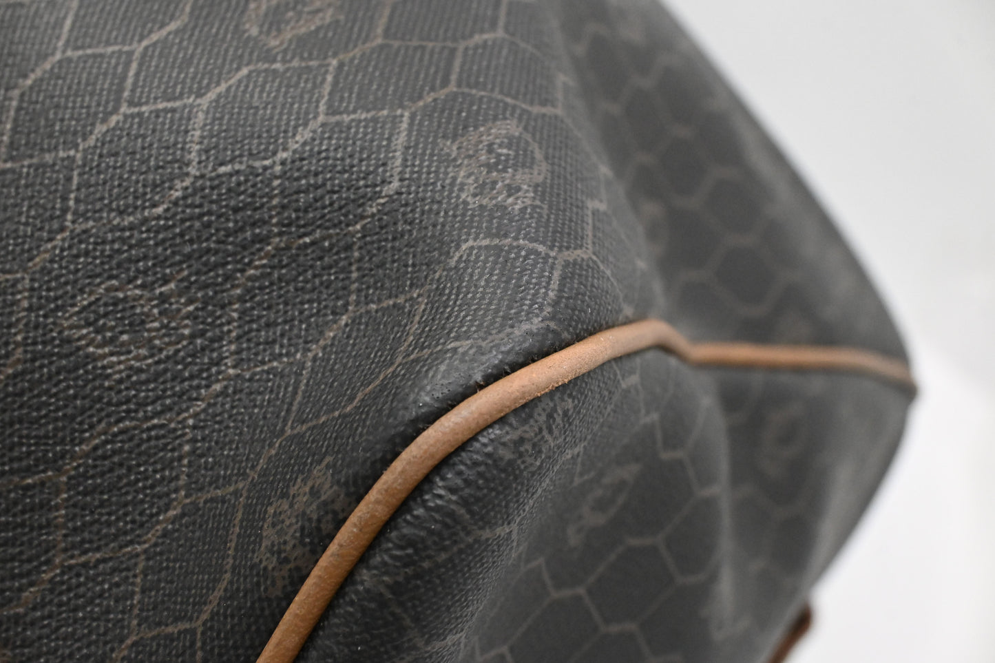 Dior Travel Bag in Grey Honeycomb Canvas