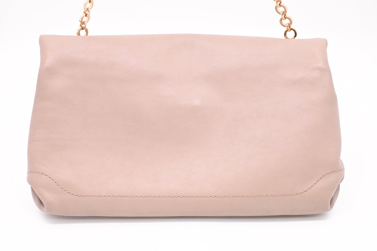 Ferragamo Shoulder in Greige Leather