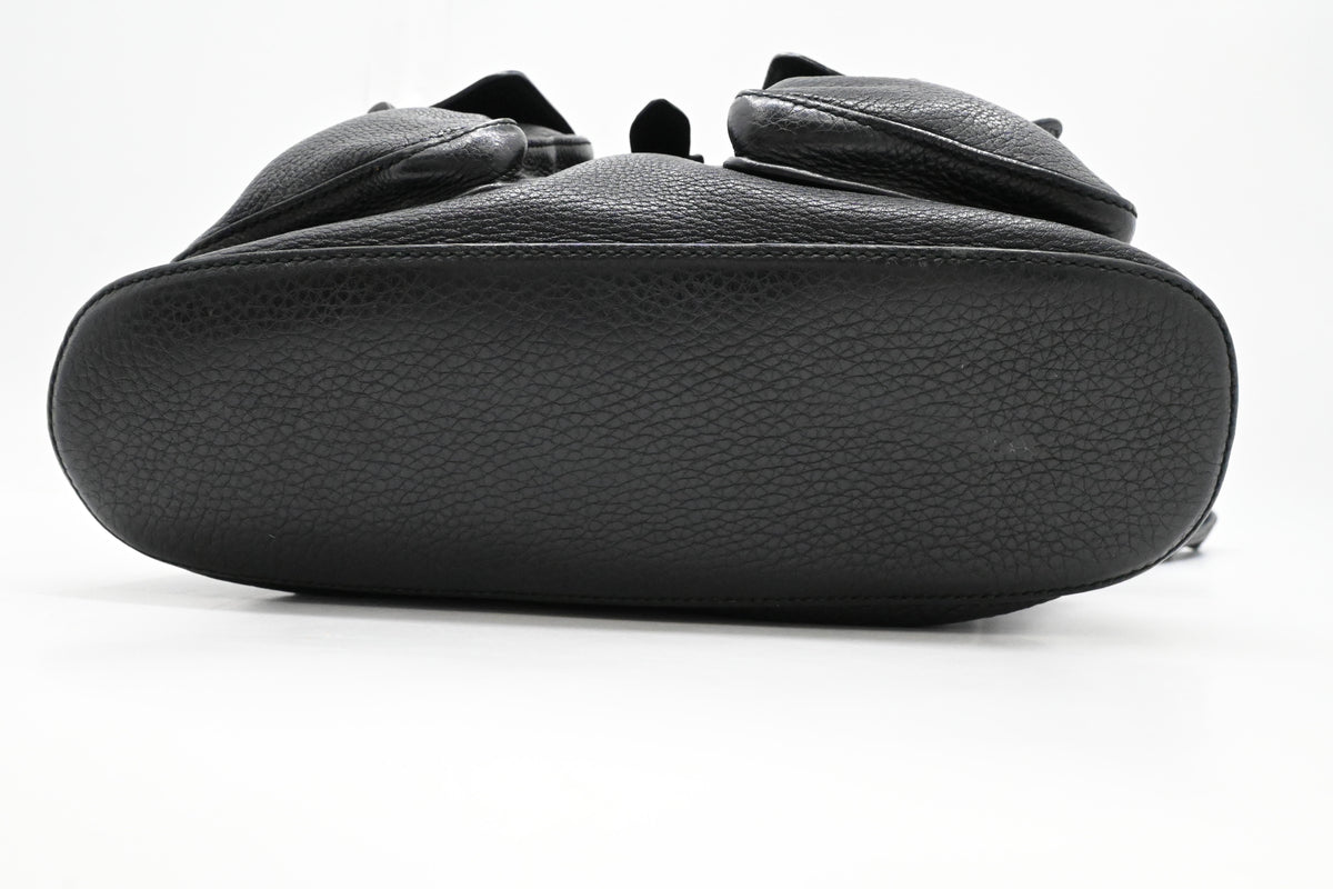 Gucci Bamboo Backpack in Black Leather