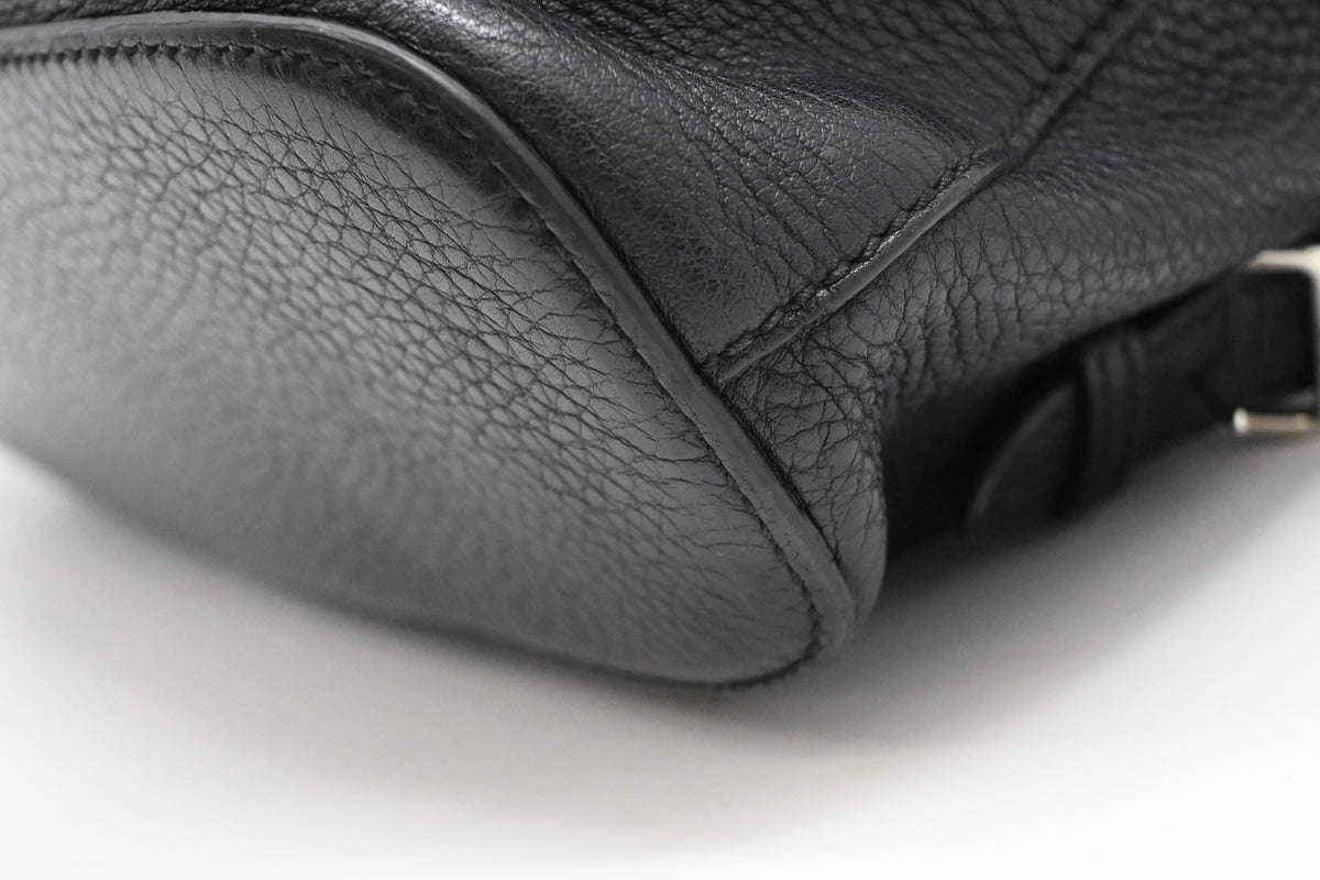 Gucci Bamboo Backpack in Black Leather