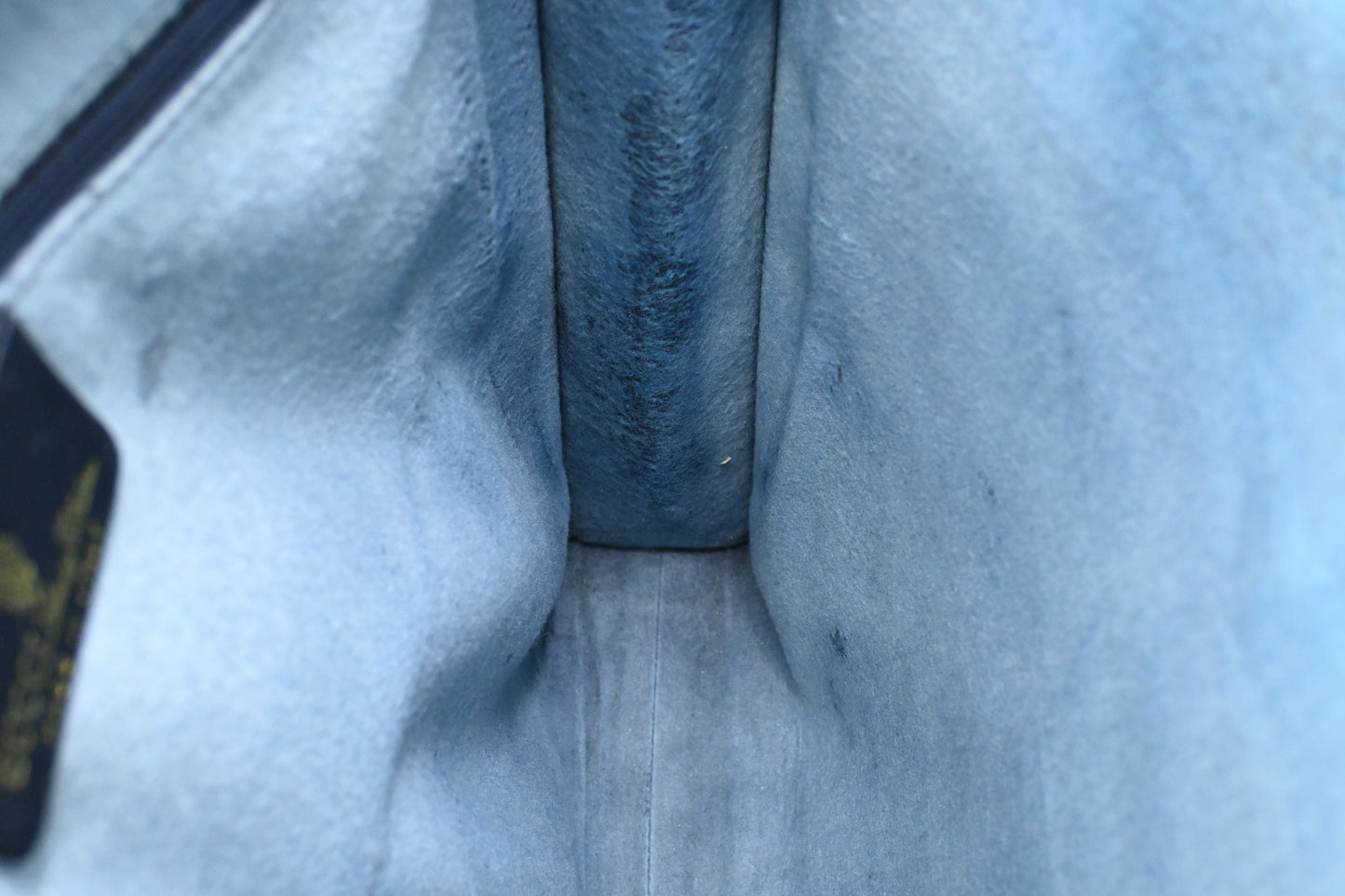 Gucci Sherry Tote in Navy Blue GG Supreme Canvas