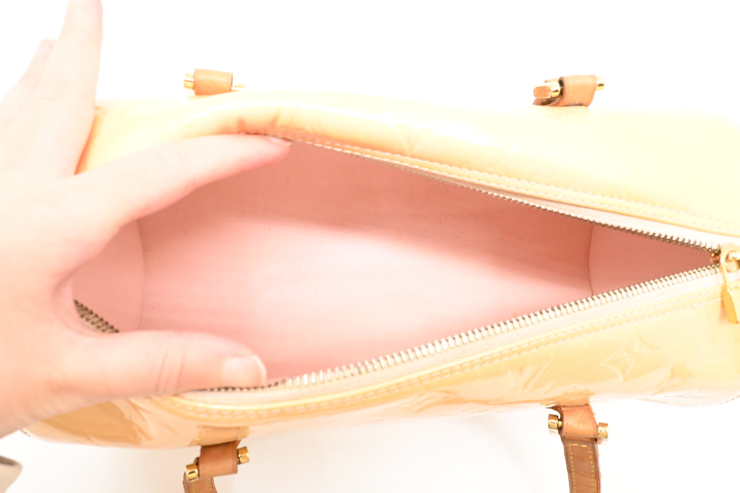 Louis Vuitton Bedford in Yellow Vernis Leather