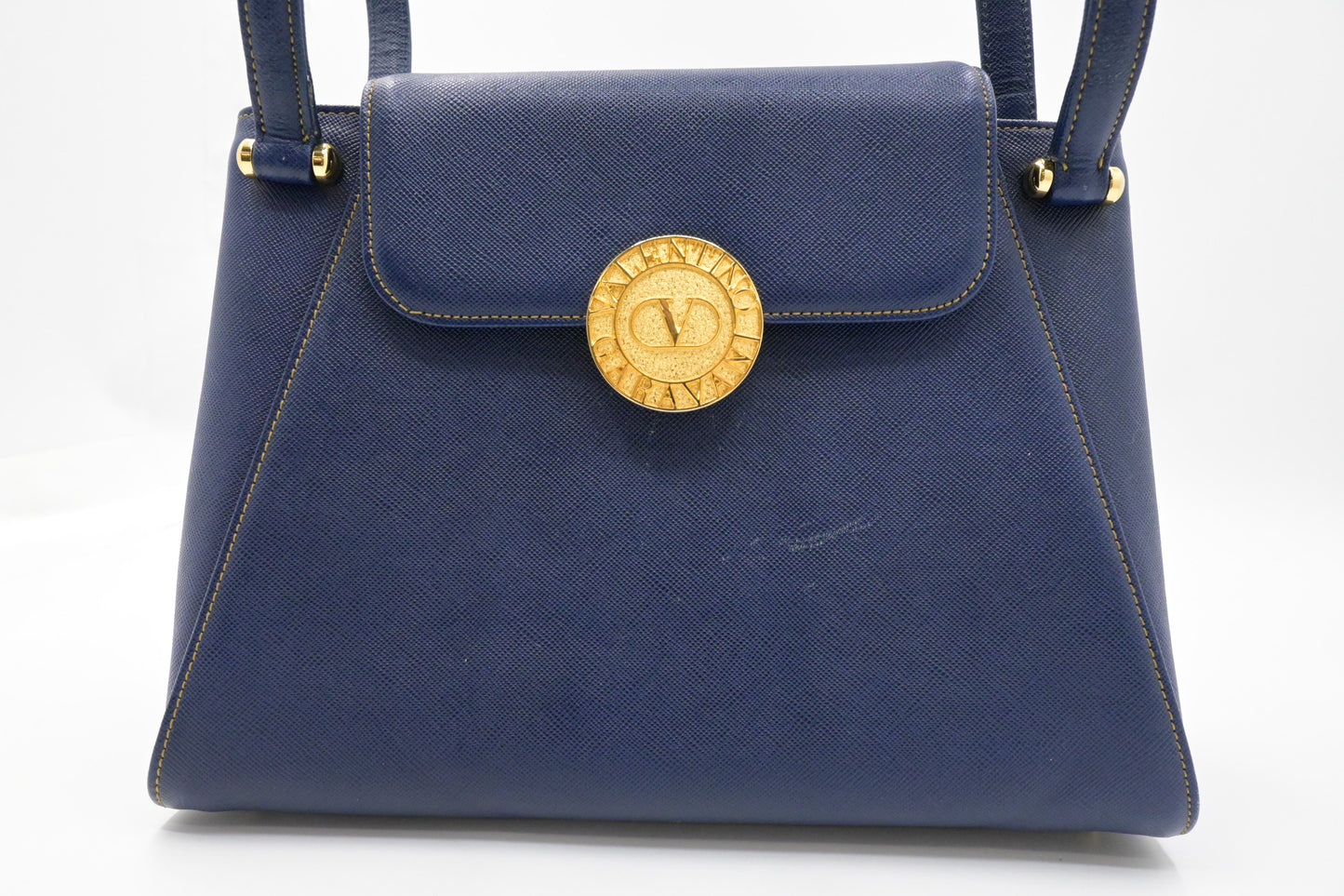 Valentino Shoulder Bag in Blue Leather