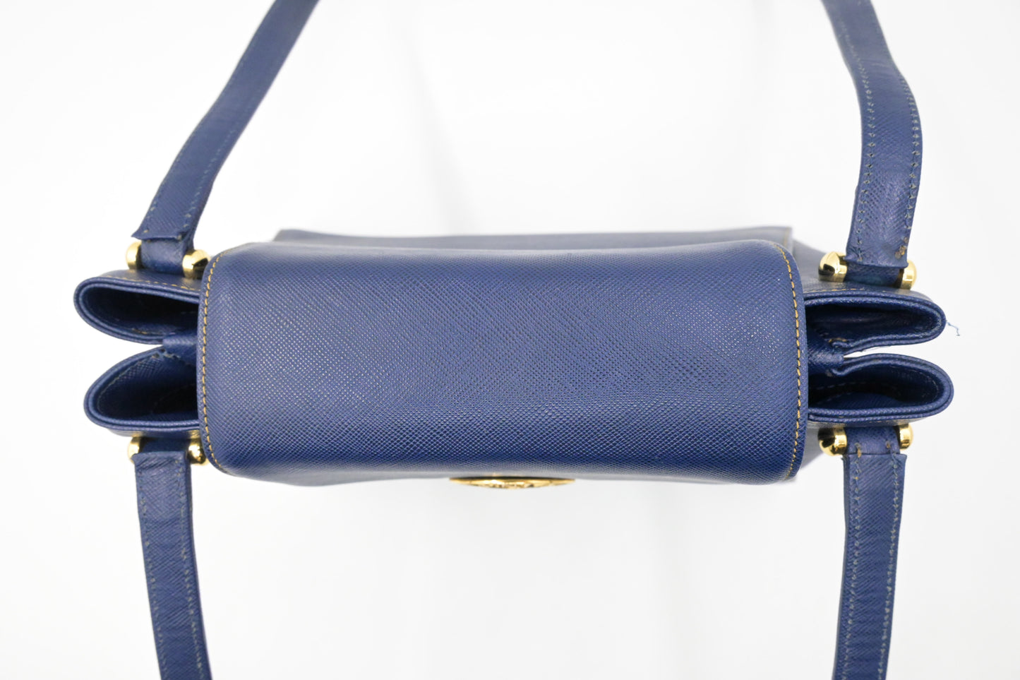 Valentino Shoulder Bag in Blue Leather