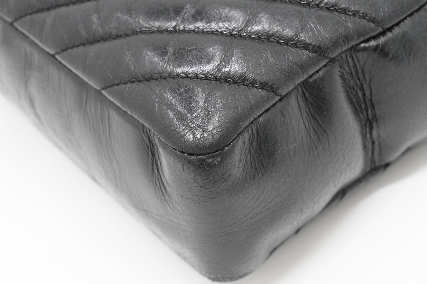 YSL Saint Laurent Lou Camera Bag in Black Leather