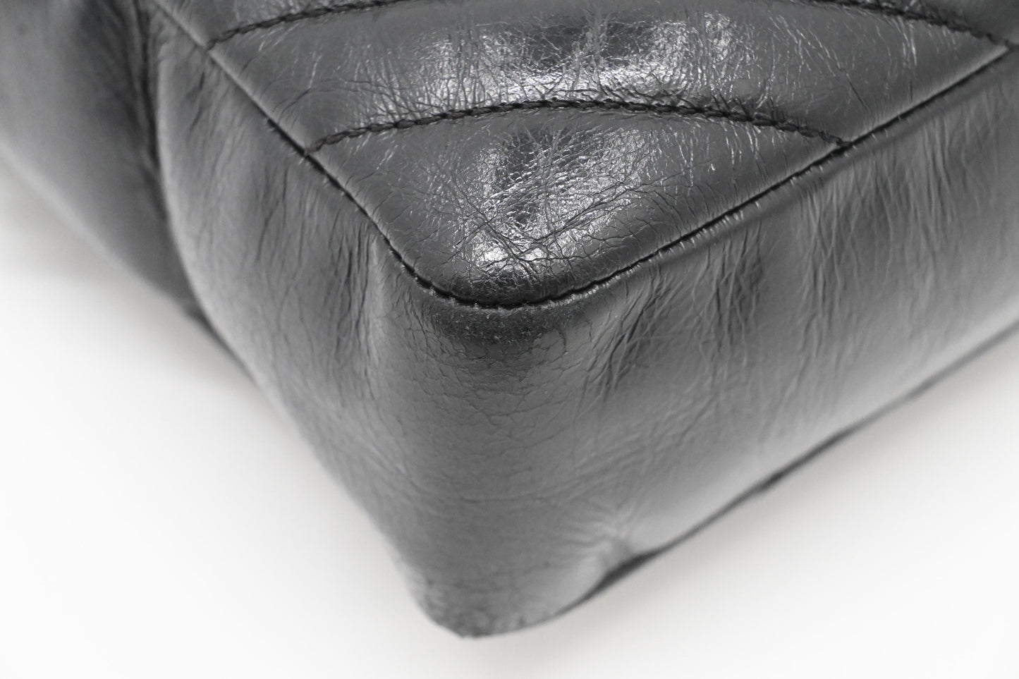 YSL Saint Laurent Lou Camera Bag in Black Leather