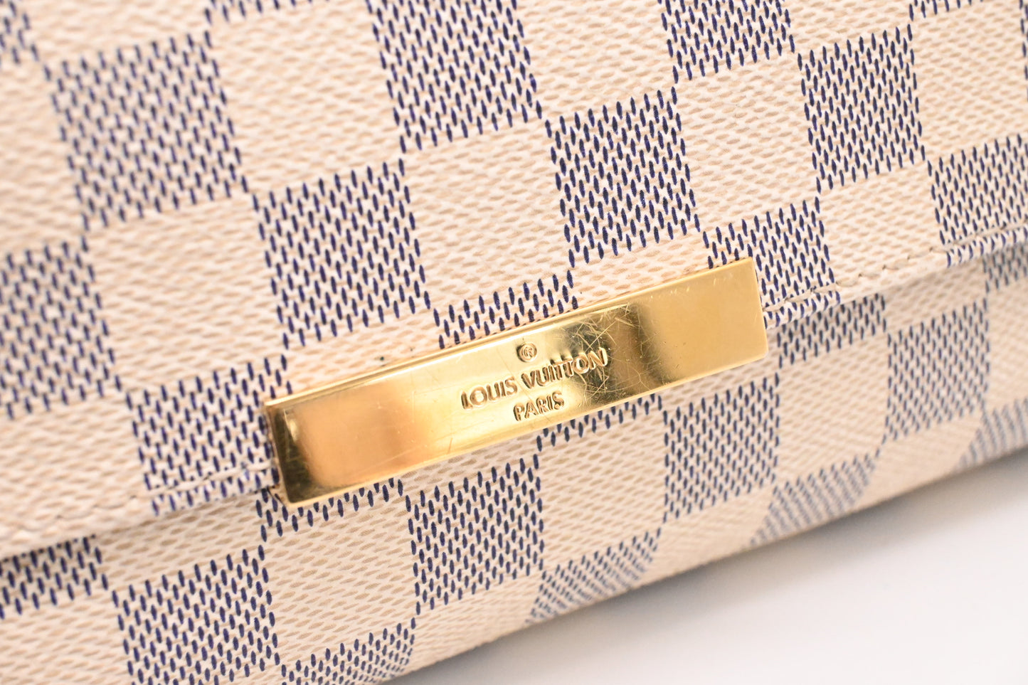 Louis Vuitton Favorite MM in Damier Azur Canvas