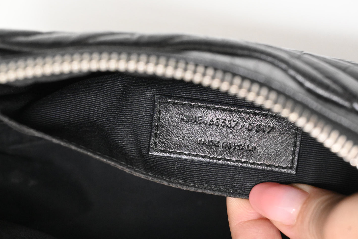 YSL Saint Laurent Lou Camera Bag in Black Leather