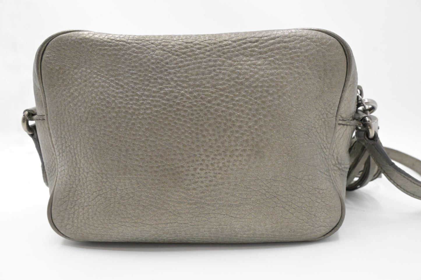 Gucci Soho Disco Crossbody in Pewter Leather
