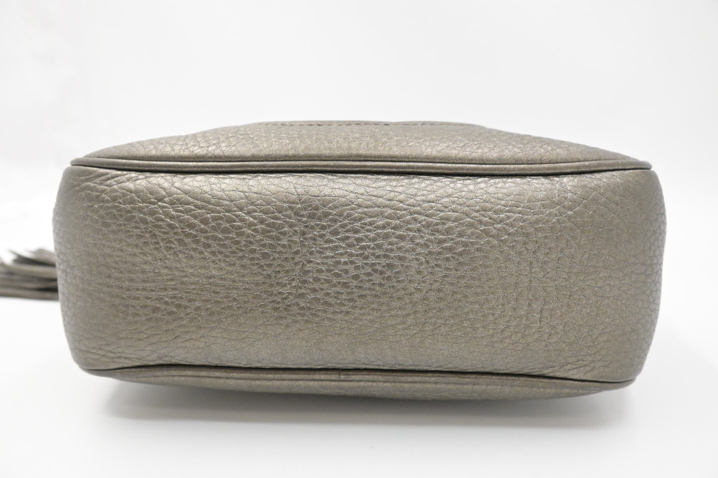 Gucci Soho Disco Crossbody in Pewter Leather