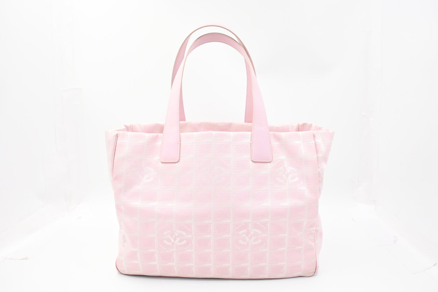 Chanel New Travel Line Tote in Pink Canvas
