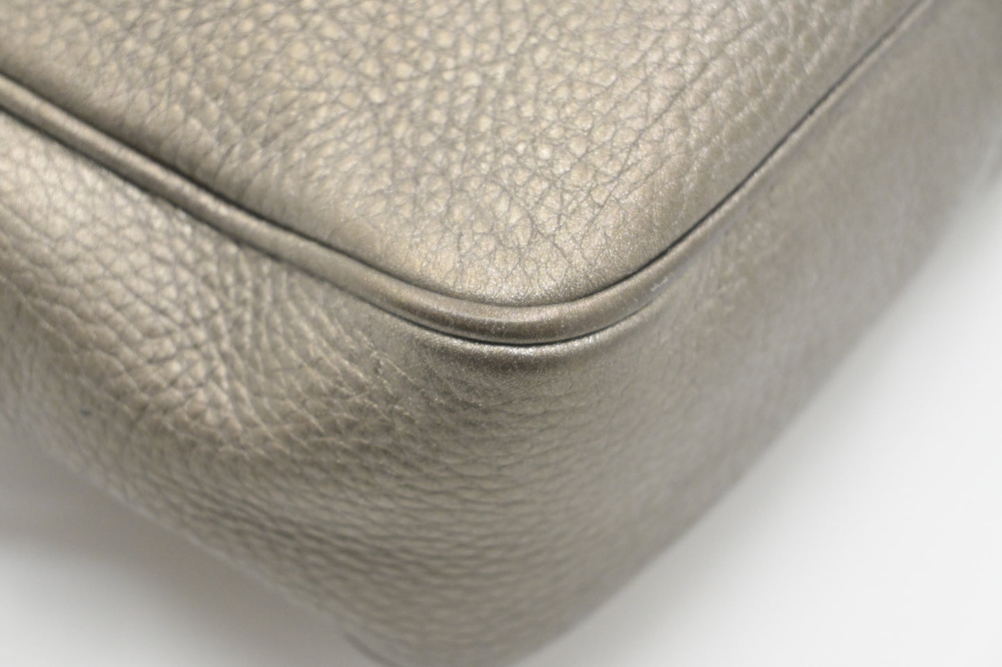 Gucci Soho Disco Crossbody in Pewter Leather