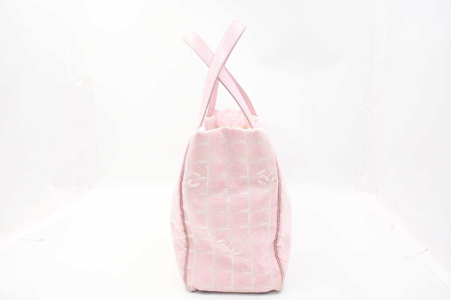 Chanel New Travel Line Tote in Pink Canvas