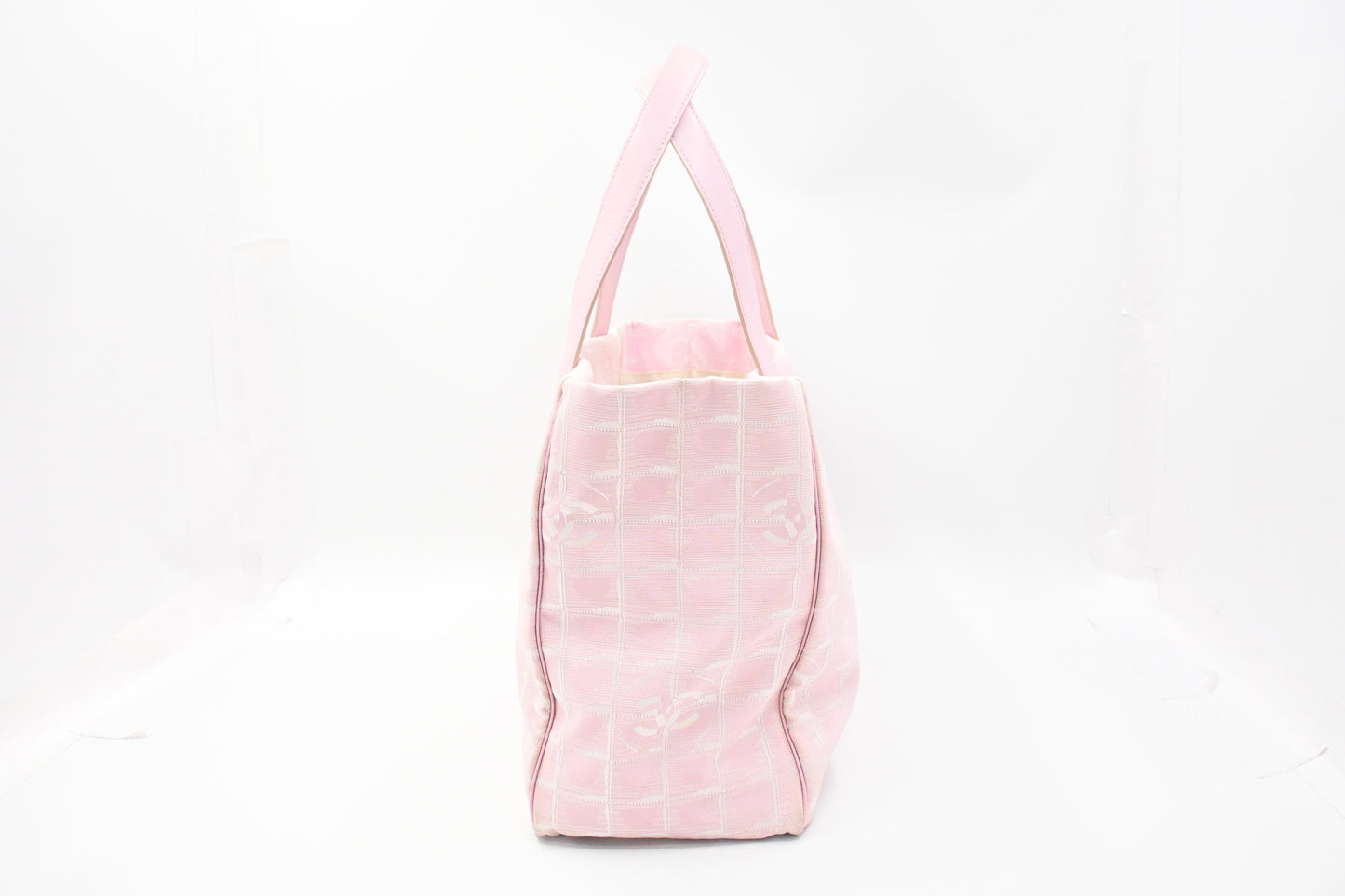 Chanel New Travel Line Tote in Pink Canvas