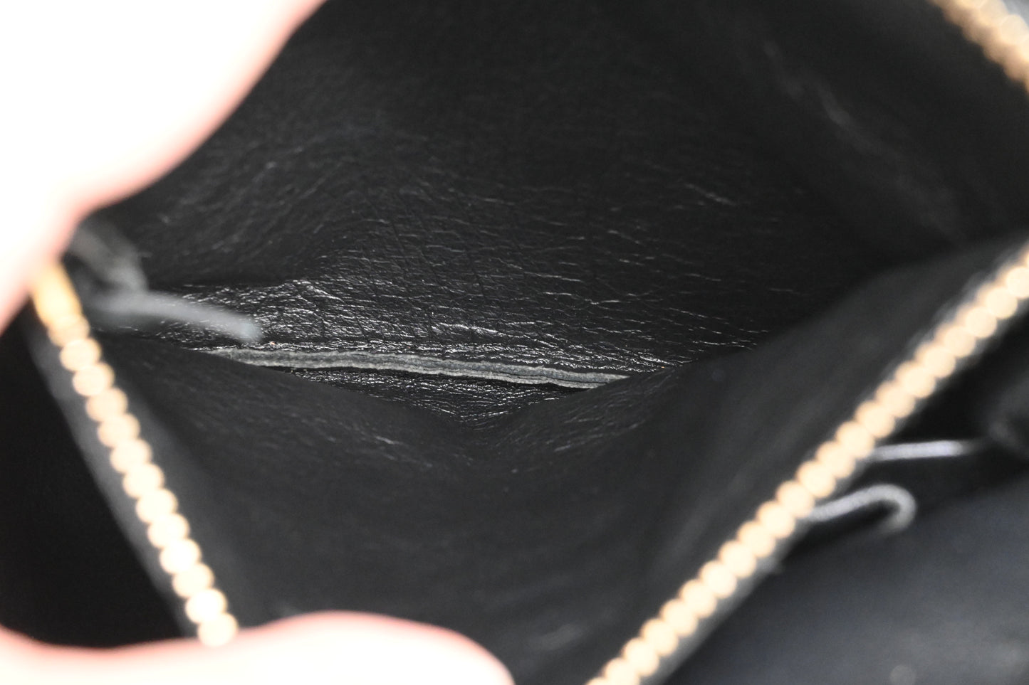Celine Micro Luggage in Black Leather
